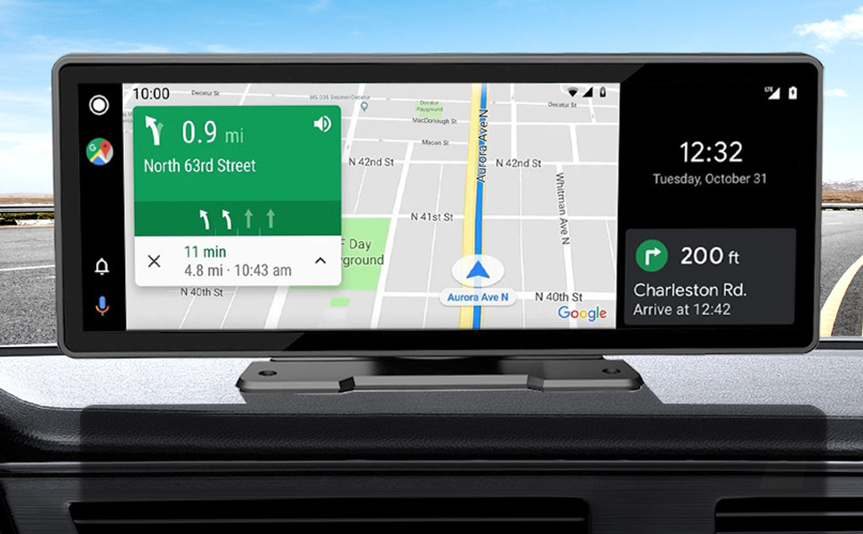 Gran pantalla de navegación de 9,3 pulgadas, que facilita la conducción