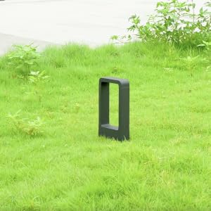 Lampes Exterieure Aluminium Piquet de jardin LED Poteau extérieur terrasse couloir noir Topmo-plus