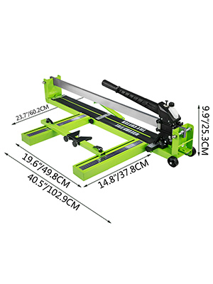 VEVOR 6-15 Mm Coupe Carrelage Manuel Coupe-Carreaux Coupeur De Carrelage 1000 Mm 17 Coupe-carreaux de Céramique de Précision