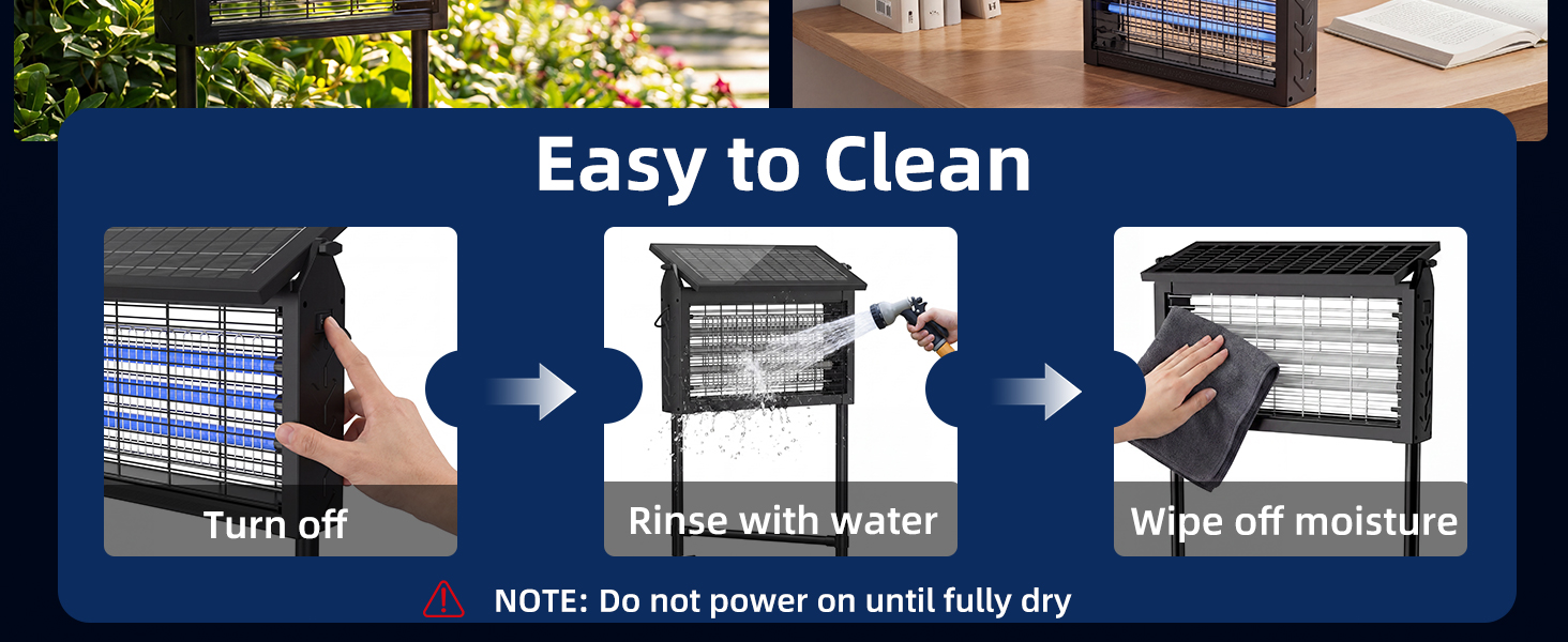 bug zapper easy to Clean