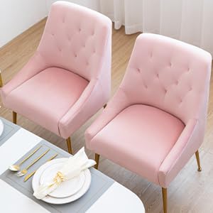 Chaise Salle a Manger Lot de 2, 4, 6, Chaise de Salle à Manger Velours, Chaise Fauteuil Salle Manger