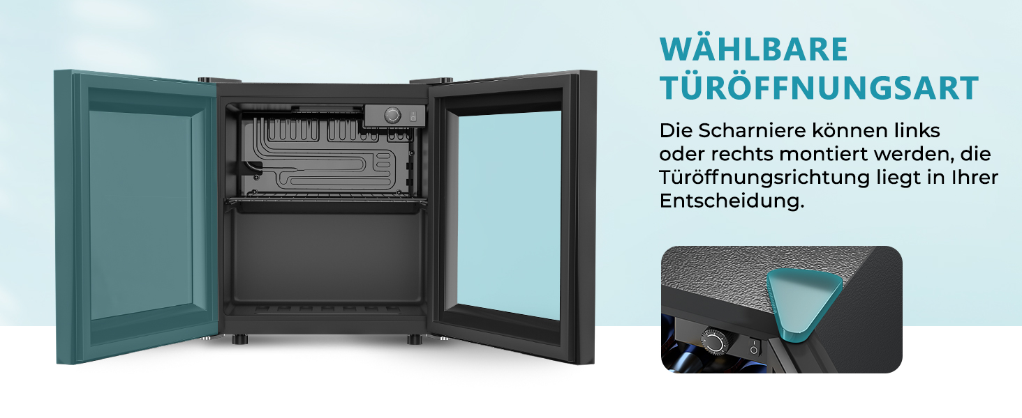 Wählbare Türöffnungsart