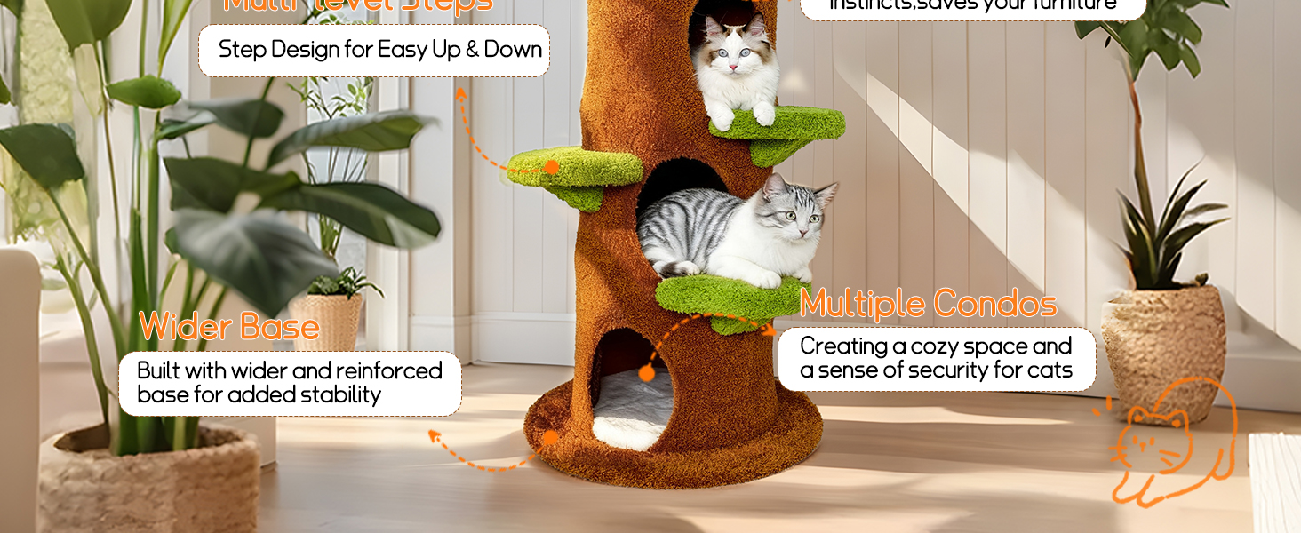 cat tree for indoor cats large adult cat tree tower for large cats