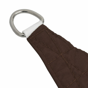 le porte-clés en cuir - marron