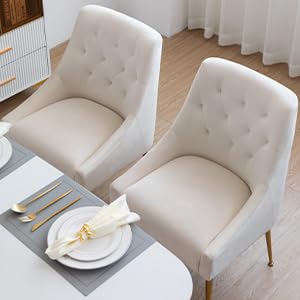 Chaise Salle a Manger Lot de 2, 4, 6, Chaise de Salle à Manger Velours, Chaise Fauteuil Salle Manger