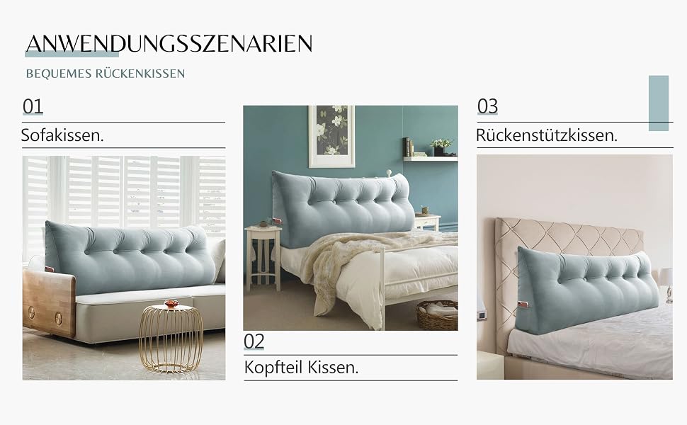 Rückenkissen Rückenlehne Lesekissen