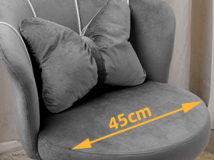 Chaise Bureau, Chaise Coiffeuse, Fauteuil Coquillage, Chaise de Bureau Ergonomique, Chaise Pivotante