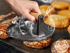 Pressoir à hamburgers en fonte