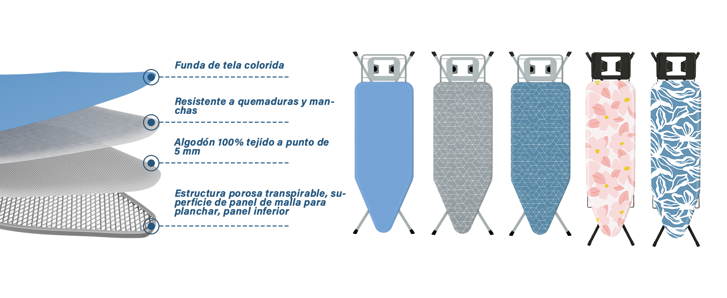 Diagrama técnico que muestra diferentes patrones y texturas, parece ser especificaciones o instrucciones de diseño