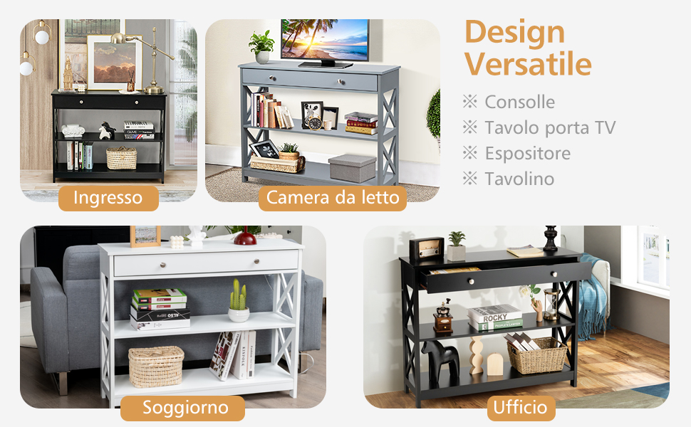 mobile alto e stretto ingresso