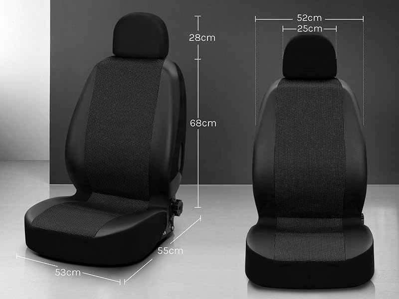 el asiento trasero y el asiento del coche