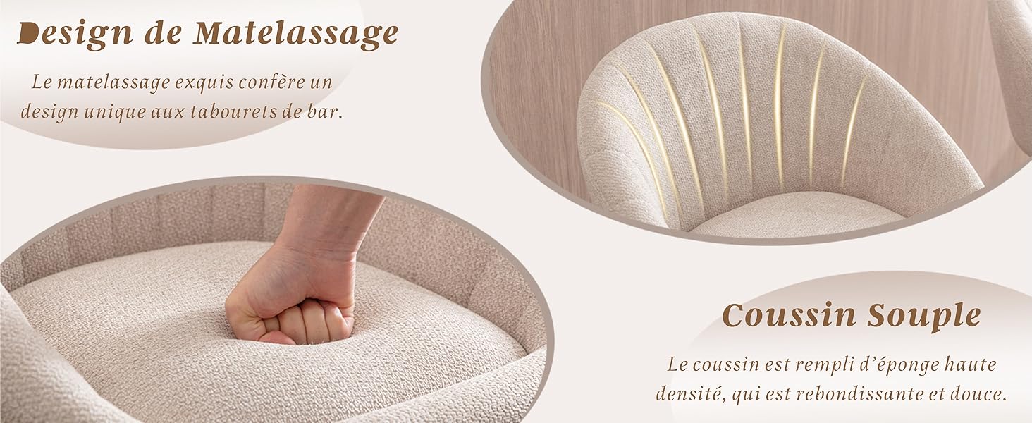 chaise haute bar chaise bar cuisine chaise de bar lot de 2
