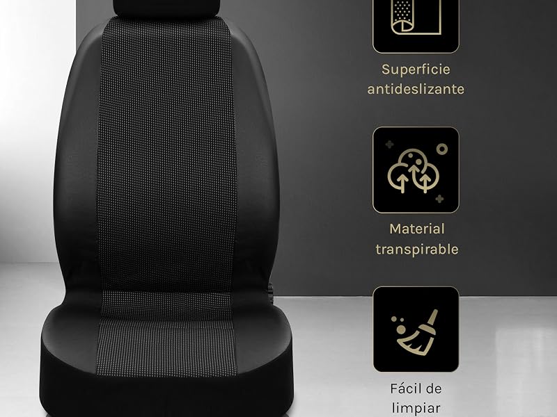 el asiento delantero del coche