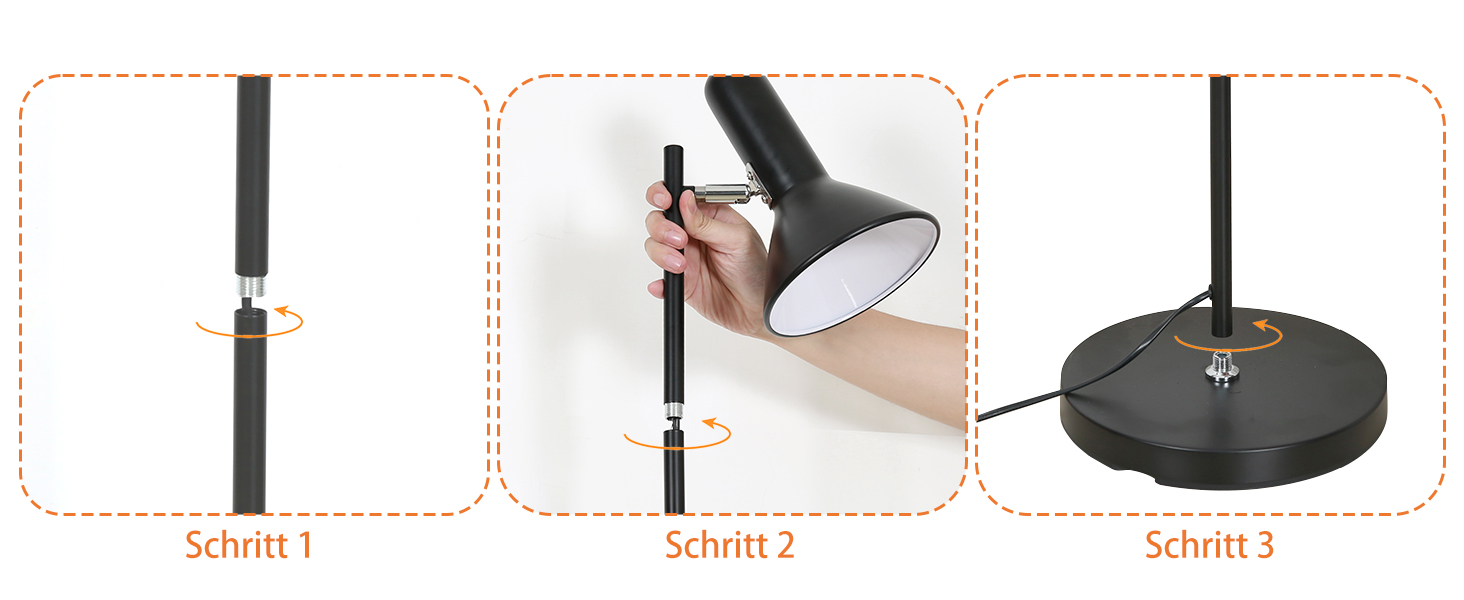 Der Text lautet „Schritt 1, Schritt 2, Schritt 3“. Anleitungsdiagramm, das drei Schritte zum Anbringen einer Schutzfolie oder eines Displayschutzes mit einem Applikator zeigt.