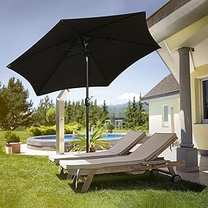 Round Garden Parasol