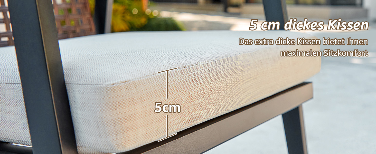 Terrassen-Esstisch Set Bild 7