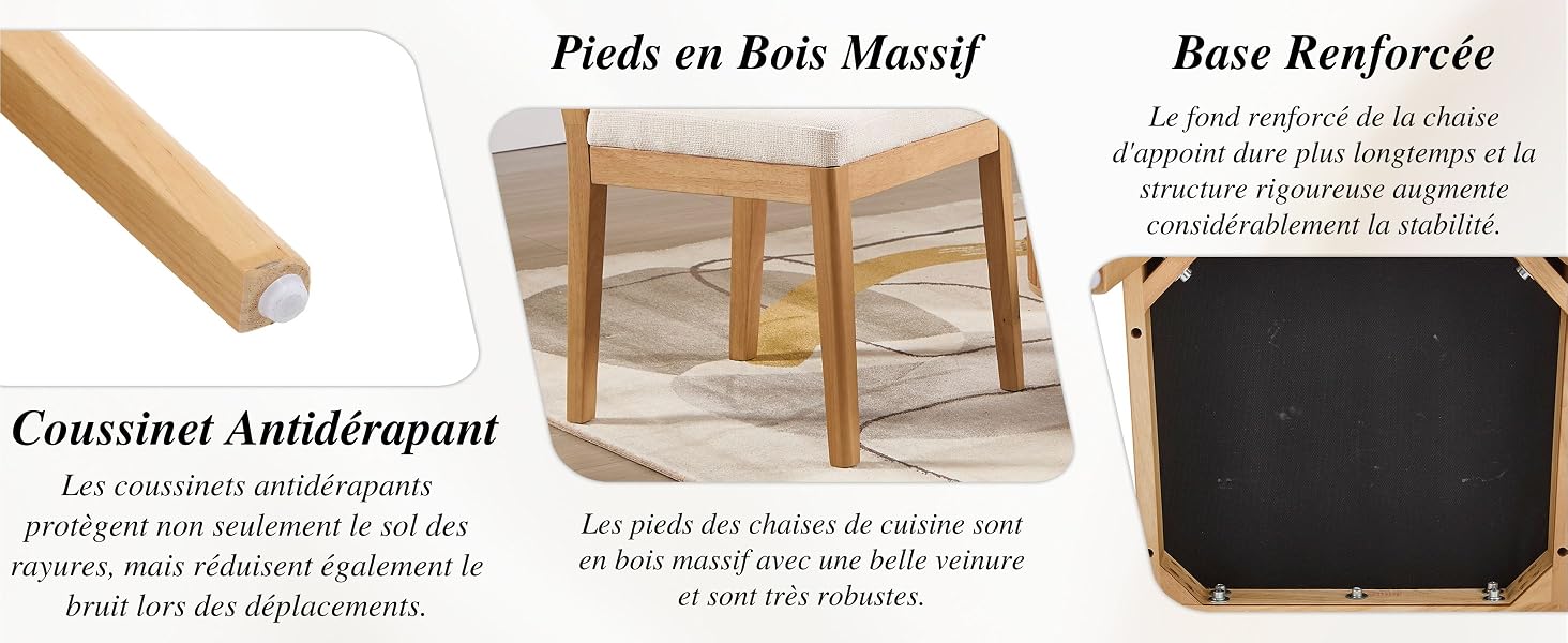 Chaise Rembourrée pour Salon