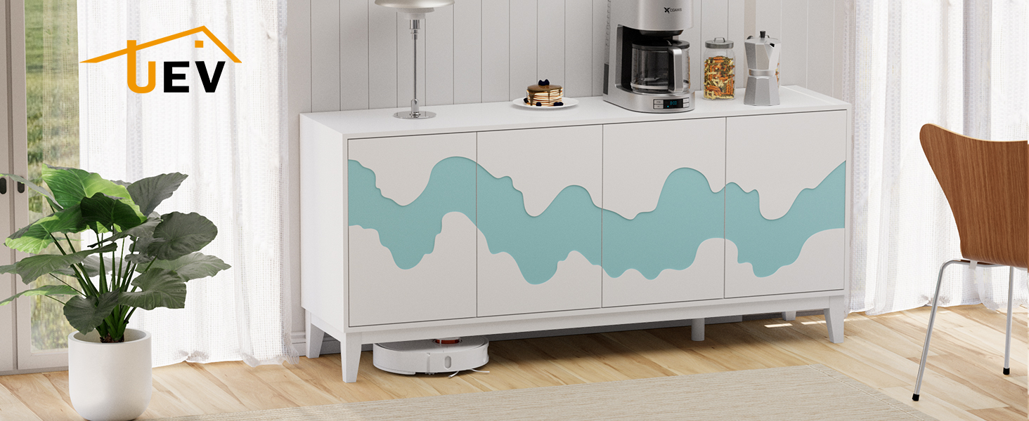 credenza con 4 ante di design unico