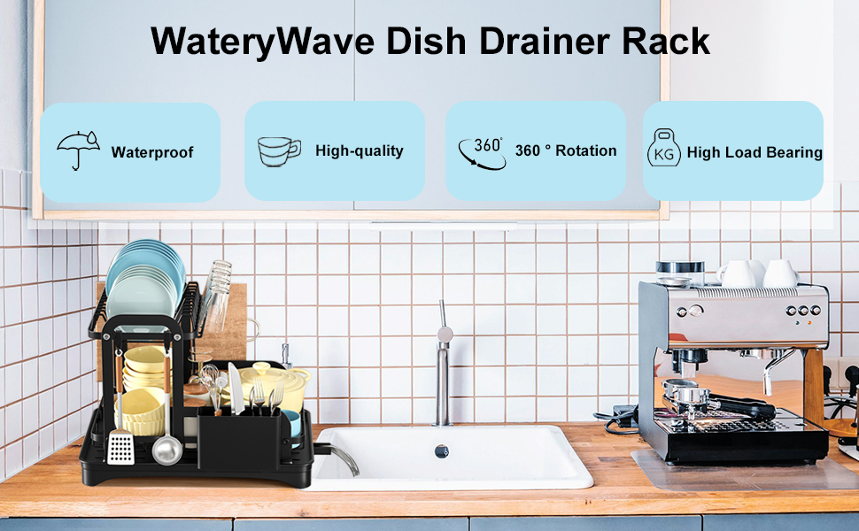 presentato in cucina, con un design impermeabile, costruzione di alta qualità, rotazione a 360° e elevata capacità di carico