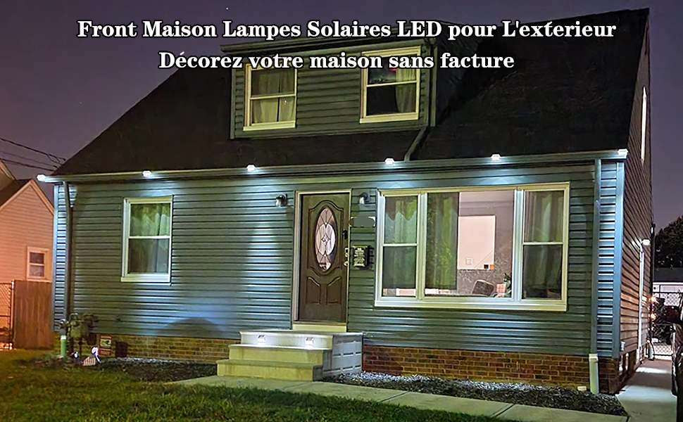Lumière Solaire led pour la Maison Avant