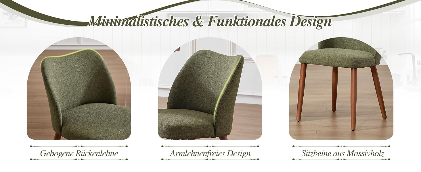 Der Text lautet „Minimalistisches Funktionales Design“.
