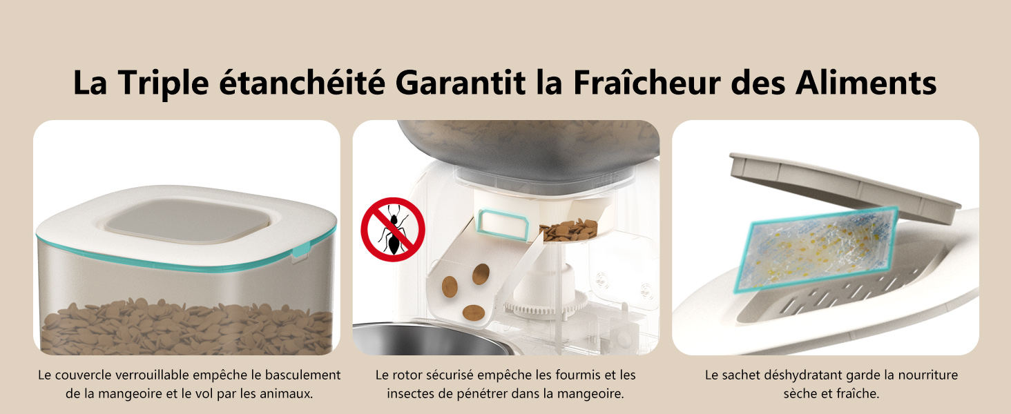 Distributeur Croquettes Chat Automatique