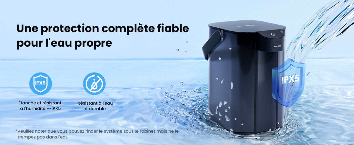 Waterdrop Système de filtre à eau instantané pour comptoir