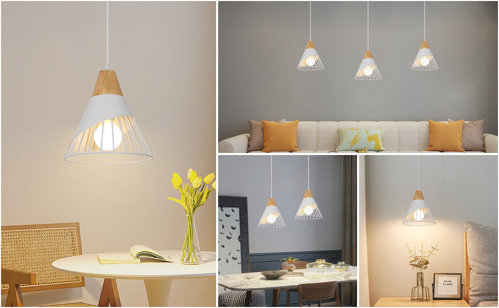 Lustre LED Moderne Simple Cuisine Salon Couloir Suspension Luminaire C – Planète Déco