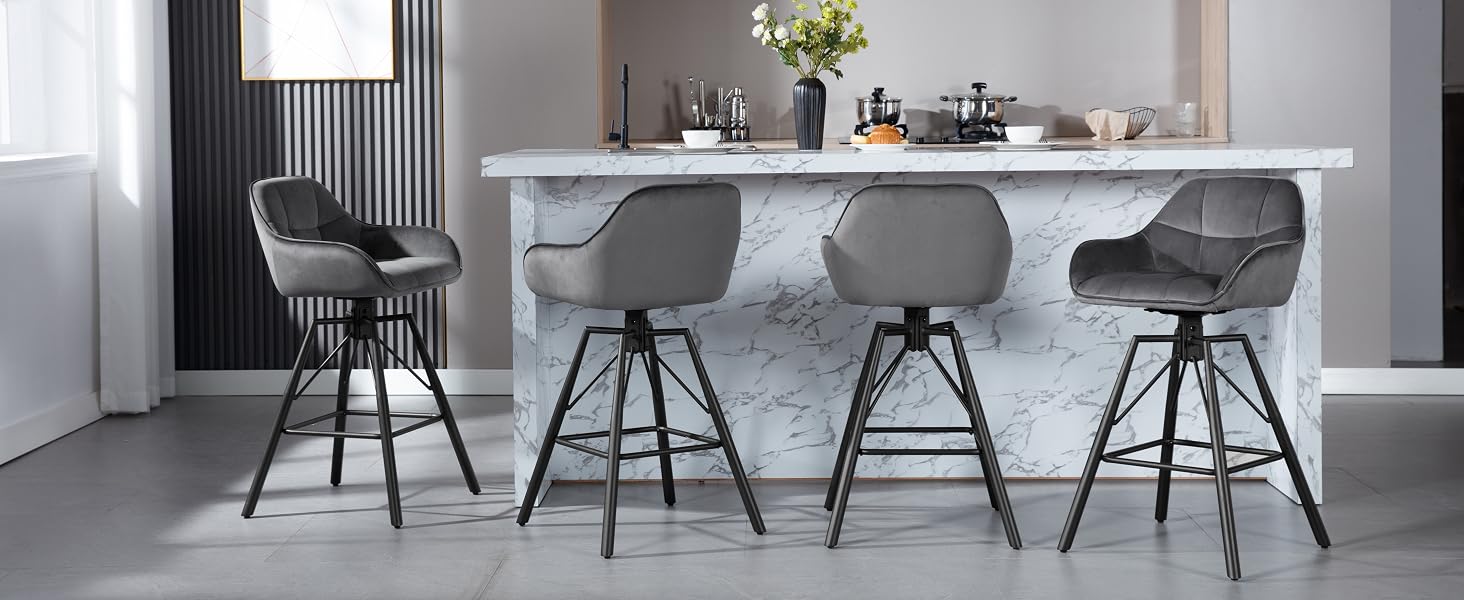 WOLTU Tabouret Bar. Lot de 2. Chaise Haute Bar. Tabouret Haut