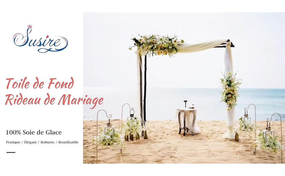 rideau mariage