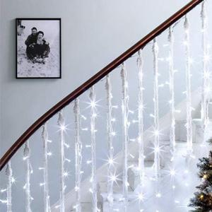 guirlande lumineuse sapin noel blanc froid