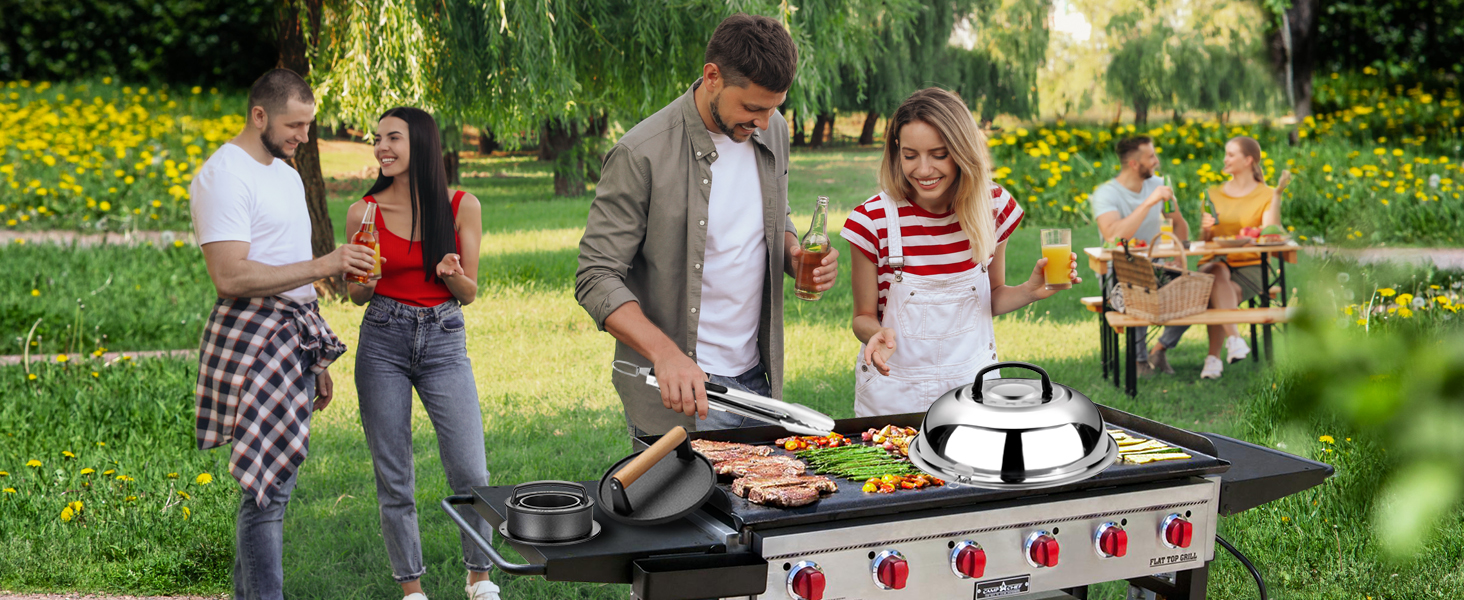 27 pièces d'accessoires pour griddle