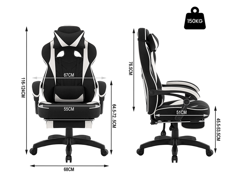 WOLTU Sedia Gaming Ergonomica
