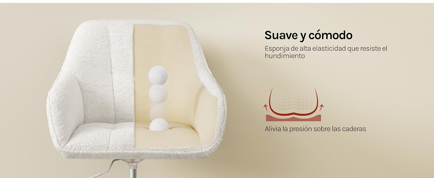El texto dice «Suave y cómodo» e «ideal para proteger todo tipo de sábanas». El protector o protector acolchado de color blanco con cierre de botón se muestra plano y presenta una construcción acolchada suave.