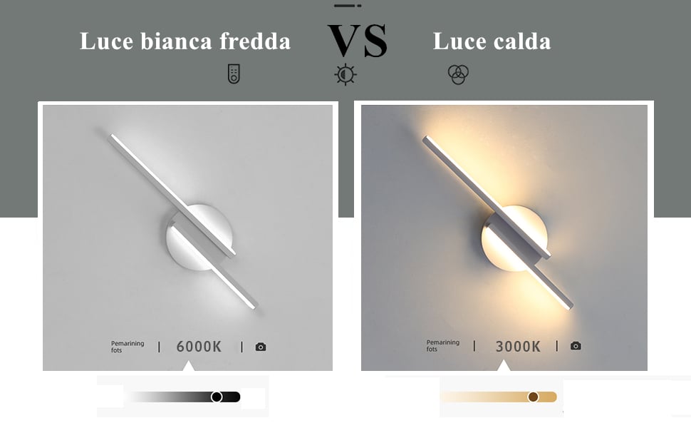 Lampes murales à LED, 16 W Moderne Applique murale pour salon