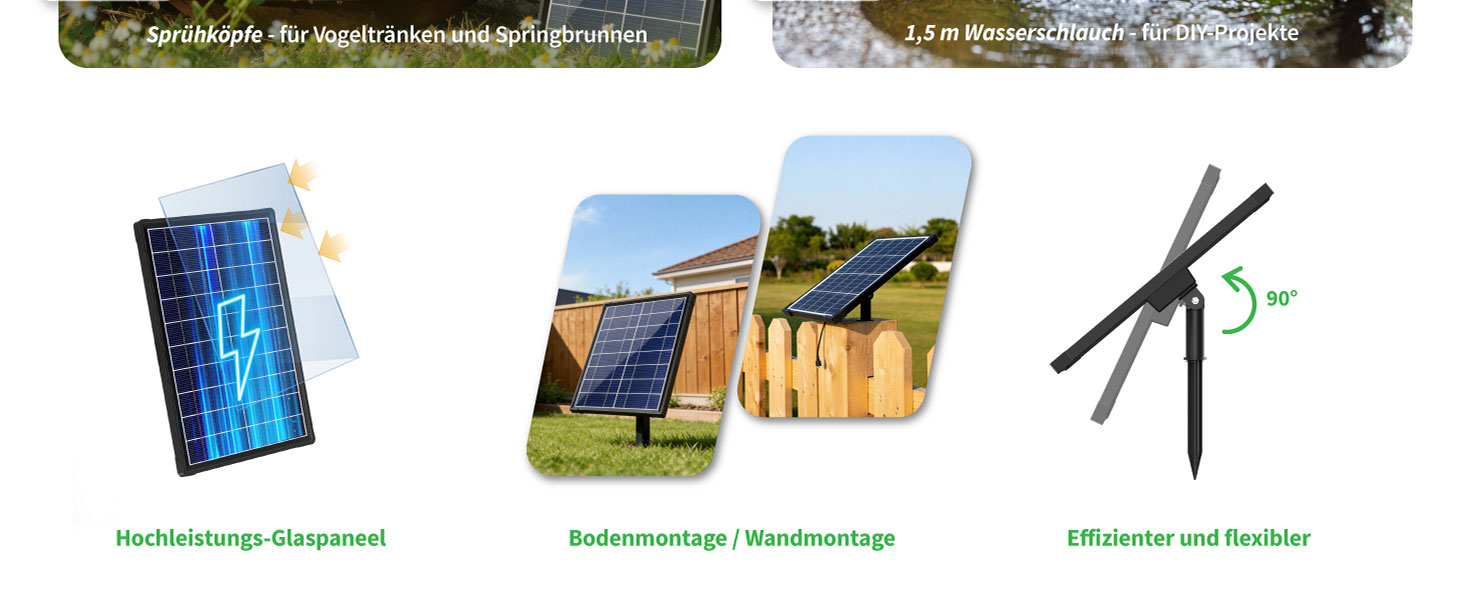 Solarpanel flexibel montierbar