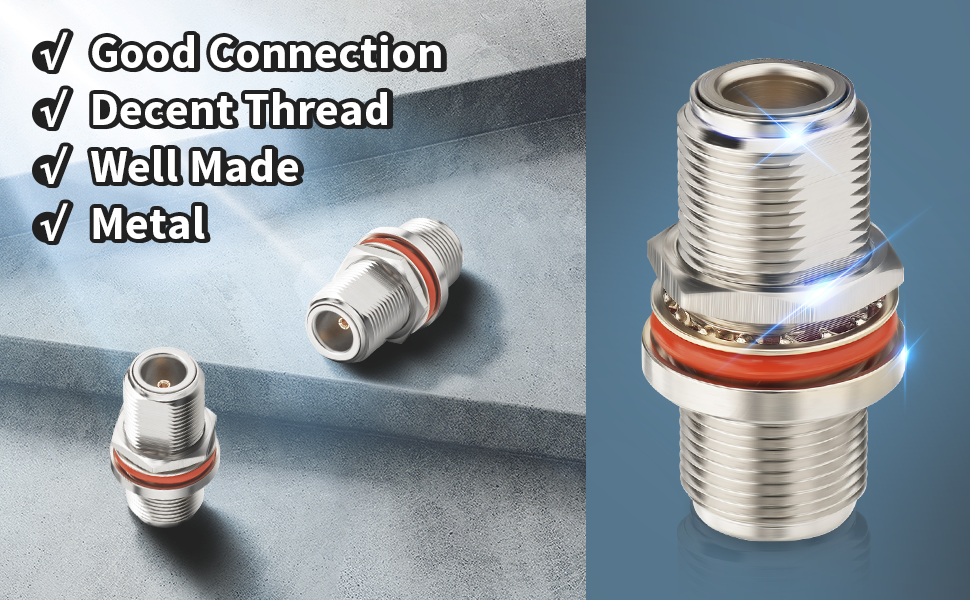 the connection of connection thread is made to the metal.