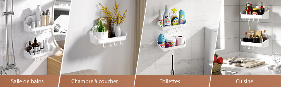 Etagère de Douche Ventouse