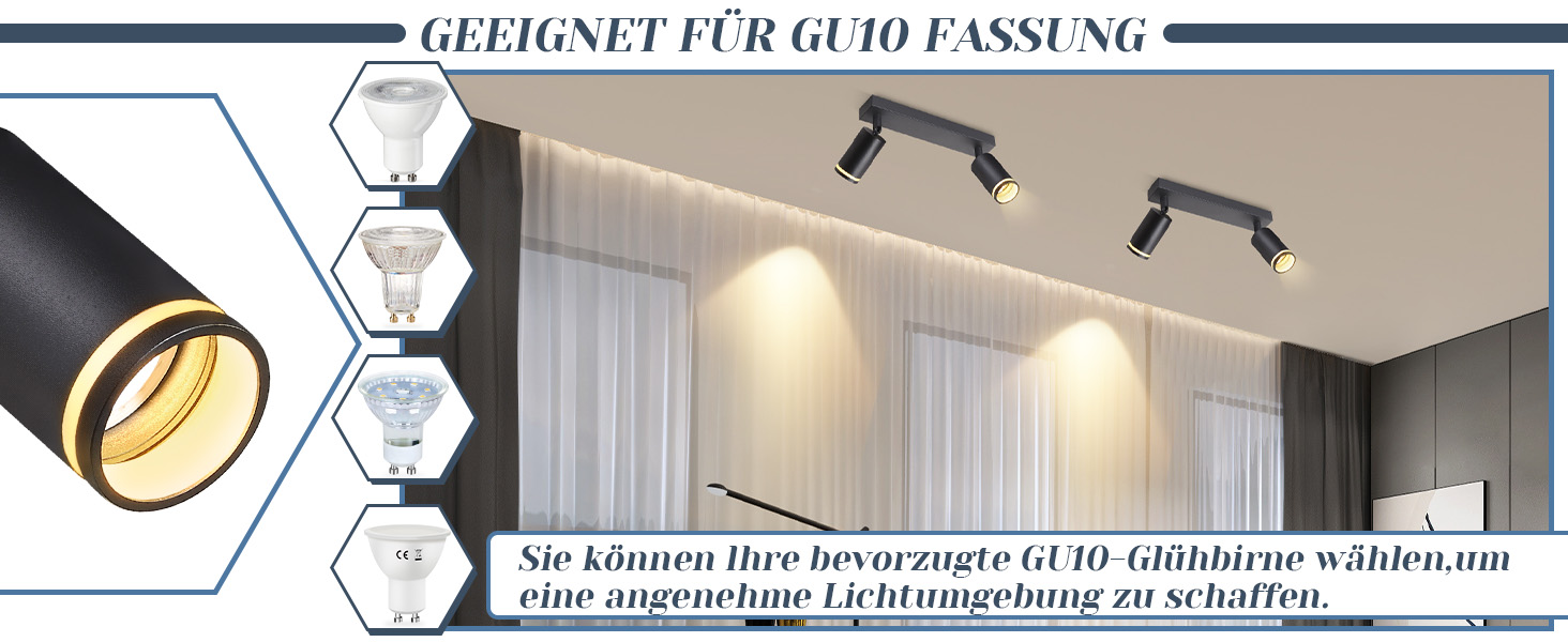 GU10 DECKENSPOTS