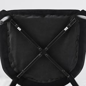 Fauteuil avec pieds en métal 