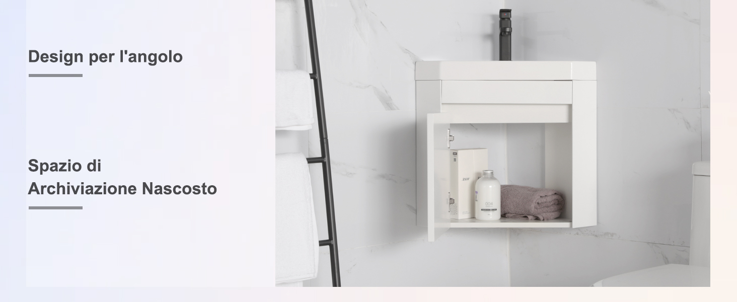 Mobile da Bagno Ad Angolo
