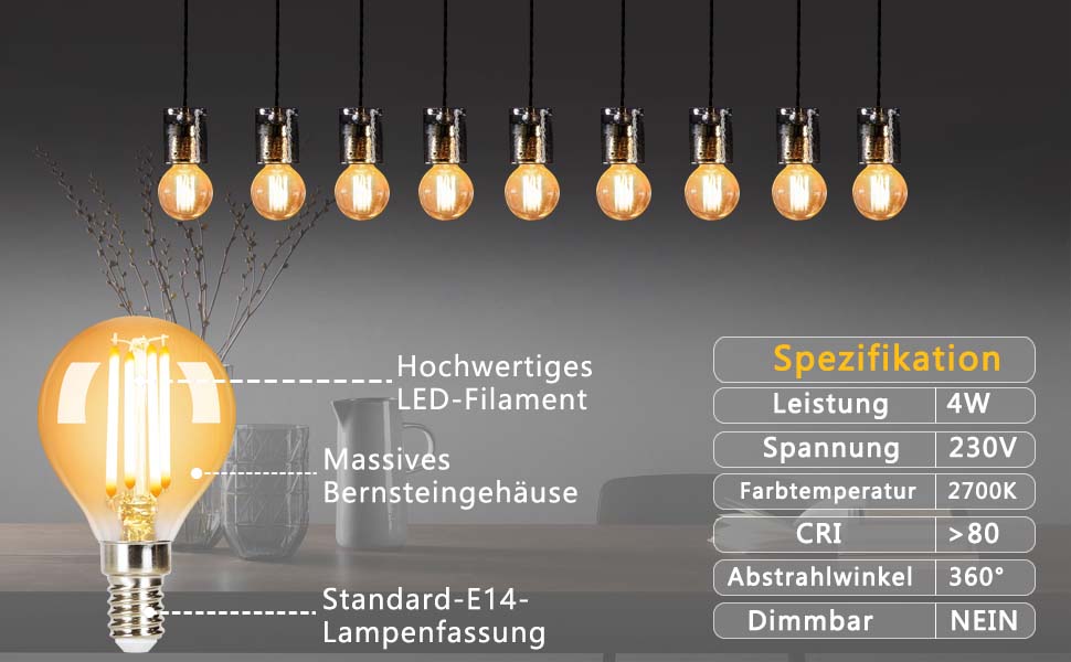 edison glühbirne e14 