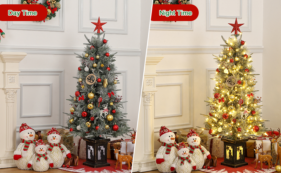 Sapin de Noël artificiel avec éclairage