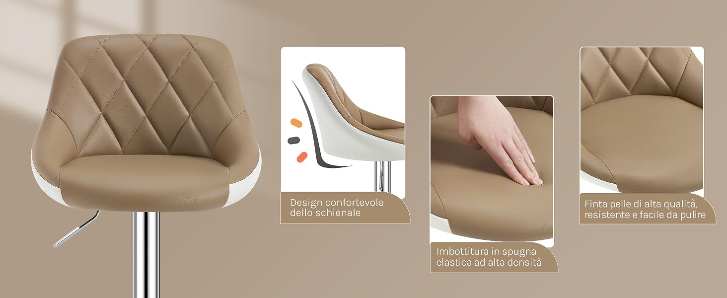 i braccioli sono progettati per essere una sedia comoda e confortevole