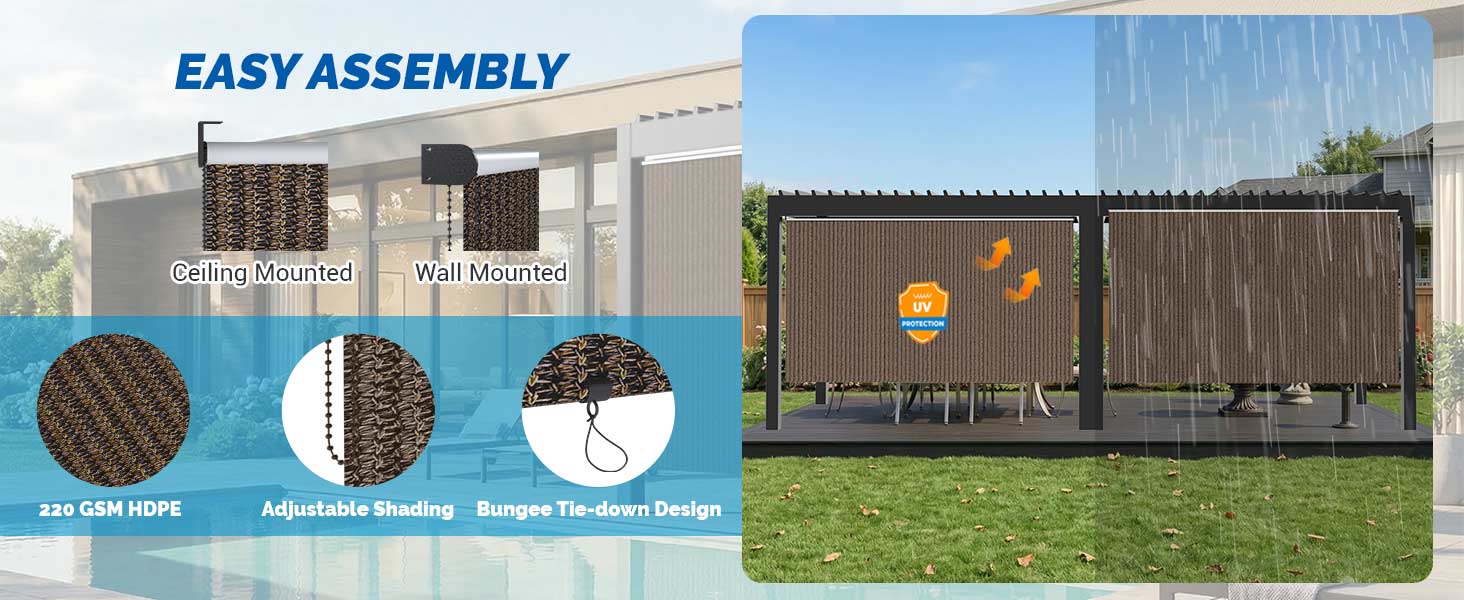 outdoor roller shade