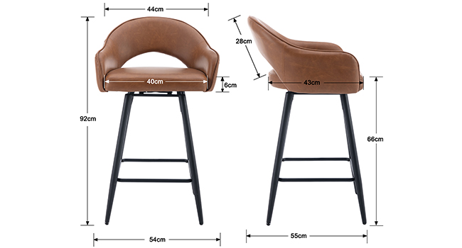 chaise cuisine avec pieds métal 