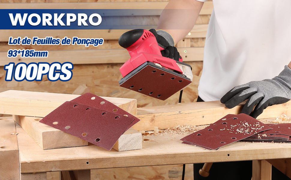100PCS Disque De Ponçage Papier Abrasif 125mm Disques Abrasifs 80/180