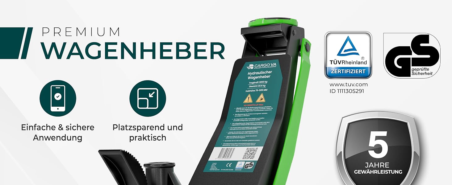 CargoVA Wagenheber MAX PRO