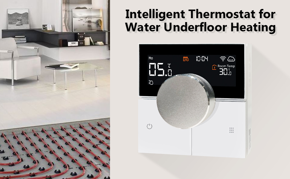 Thermostat intelligent pour plancher chauffant hydraulique