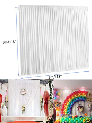 Tenda per decorazioni matrimonio natale: sfondo finestra bianco casa compleanno fotografico addobbi